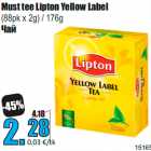 Allahindlus - Must tee Lipton Yellow Label

