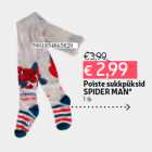 Магазин:Hüper Rimi,Скидка:Колготки для мальчиков
SPIDER MAN *
1 шт.