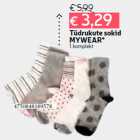 Магазин:Hüper Rimi,Скидка:Носки для девочек
MYWEAR *