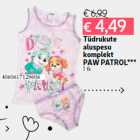 Магазин:Hüper Rimi,Скидка:Нижнее белье для девочек
набор
PAW PATROL ***
1 шт.