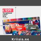 Allahindlus - Värvipliiatsid
CARS**
50 tk
1 kompelkt