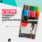 Allahindlus - Tindipliiatsid
MAPED***
Graph’Peps 20tk/pk
1 tk