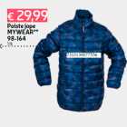 Allahindlus - Poiste jope
MYWEAR**
98-164
1 tk