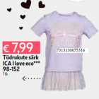 Рубашка для девочек
  ICA I love eco ***
98-152
1 шт.