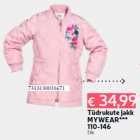 Магазин:Hüper Rimi,Скидка:Куртка для девочек
MYWEAR ***
110-146
1 шт.