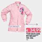 Allahindlus - Tüdrukute jakk
MYWEAR***
110-146
1 tk