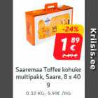 Allahindlus - Saaremaa Toffee kohuke multipakk, Saare, 8 x 40 g 