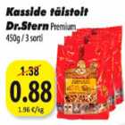 Allahindlus - Kasside täistoit Dr.Stern Premium 450g/3 sorti