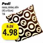 Padi roosa,sinine, oliiv (45x45cm) 1tk
