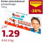 Kinder piimašokolaad