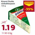 Käserei Dorblu
sinihallitusjuust
100