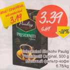 Jahvatatud filtrikohv Paulig Presidentti Original, 500 g