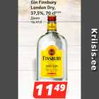 Allahindlus - Gin Finsbury
London Dry,
37,5%, 70 cl***