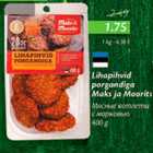 Магазин:Maxima XX,Скидка:Мясные котлеты с морковью