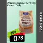 Allahindlus - Pruun roosuhkur Alvo 500g
