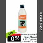 Allahindlus - Puhastusvahend
Sanit Mayeri
0,5L 