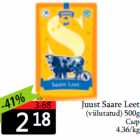 Juust Saare Leet

