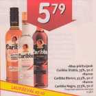 Allahindlus - .Muu piiritusjook Caribba Хtаblа, 35%, 50 cl .Rumm Саribbа Blanco, 37,5%,50 cl .Rumm Caribba Negro, 37,5%,50 cl 