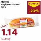 Allahindlus - Mamma
singi-juustubatoon
190 g