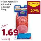 Oskar Perenaise
suitsusink
viilutatud
300 g