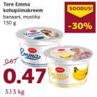 Tere Emma
kohupiimakreem
banaani, mustika
150 g