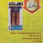 Oskar viilutatud täissuitsuvorst Mündi, 80 g