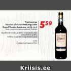 Prantsusmaa
kaitstud päritolunimetusega vein
Grand Theatre Bordeaux, 12,5%, 75 cl