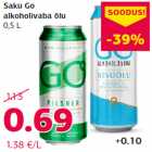 Allahindlus - Saku Go
alkoholivaba õlu
0,5 L
