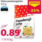 Vilma pannkoogijahu
500 g