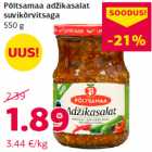 Põltsamaa adžikasalat
suvikõrvitsaga
550 g
