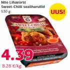 Nõo Lihavürst
Sweet-Chilli sealiharullid
530 g