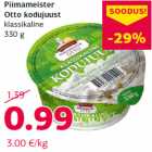Allahindlus - Piimameister
Otto kodujuust
