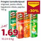 Allahindlus - Pringles kartulikrõpsud