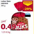 Leibur Ruks
rukkileib
380 g