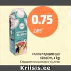 Farmi hapendatud täispiim, 1 kg