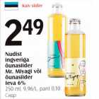 Allahindlus - Nudist indveriga õunasiider Mr. Miyagi või õunasiider leva 6%, 250 ml