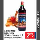 Allahindlus - Saksamaa hõõgvein Winter Sonne, 1 l