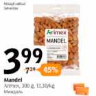 Mandel Arimex, 300 g
