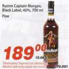 Rumm Captain Morgan, Black Label