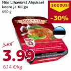Nõo Lihavürst Ahjukael
koore ja tilliga
650 g