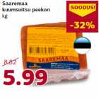 Saaremaa
kuumsuitsu peekon
kg