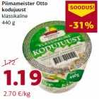 Allahindlus - Piimameister Otto
kodujuust