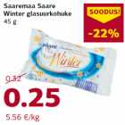 Allahindlus - Saaremaa Saare
Winter glasuurkohuke
45 g