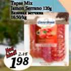 Tapas Mix Jamon Serrano 120 g