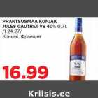 Allahindlus - PRANTSUSMAA KONJAK JULES GAUTRET VS 40% 0,7L