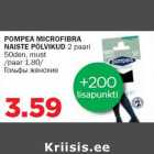 POMPEA MICROFIBRA NAISTE PÕLVIKUD 2 paari 50den, must