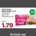 Allahindlus - EESTI PAGAR MURETAIGEN 800g külmutatud