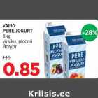 Allahindlus - VALIO PERE JOGURT 1kg virsiku, ploomi