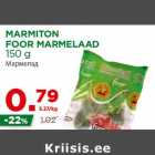 MARMITON
FOOR MARMELAAD
150 g