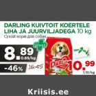 DARLING KUIVTOIT KOERTELE
LIHA JA JUURVILJADEGA 10 kg